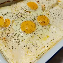 Pečeni sir sa jajima i kremom
