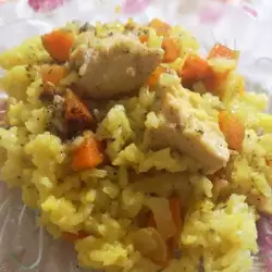 Piletina sa pirinčem i šargarepom u rerni