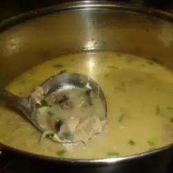Pileća supa sa pečurkama
