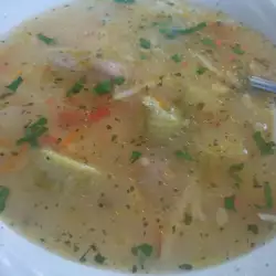 Pileća supa na baštovanski način