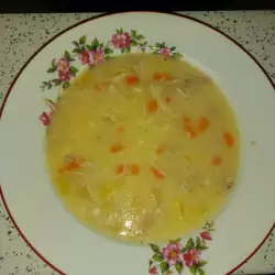 Pileća supa sa pirinčem i brašnom