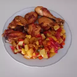 Piletina i povrće iz rerne