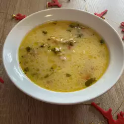 Pileća supa sa kiselim mlekom