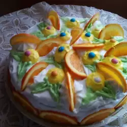 Rođendanska torta sa korom od pomorandže