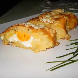 Rolat od krompira sa nadevom od kuvanih jaja i sira
