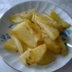 Jednostavan mladi krompir sa maslacem u rerni