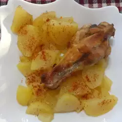 Pečeni krompir sa paprikama
