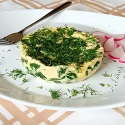 Prolećni omlet sa zeljem i koprivom