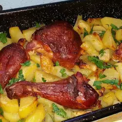 Dimljena piletina sa krompirom