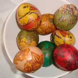 Uskršnja jaja sa dekupažom