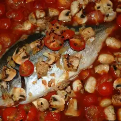 Riba na grčki način sa šargarepom
