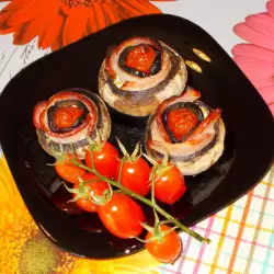Ukusne ružice od pečuraka sa čeri paradajzom