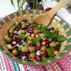 Šarena salata sa pasuljem i leblebijama