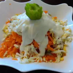 Salata od šargarepe sa mlečnim dresingom