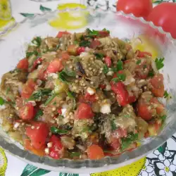 Salata s patlidžanom i paprikama