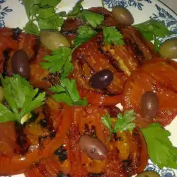 Grčka salata sa grilovanim paradajzom