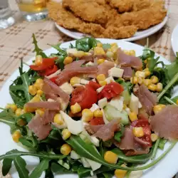 Salata sa rukolom i piletinom