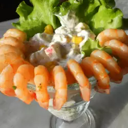 Salata sa škampima i majonezom