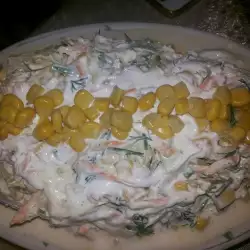 Salata od kupusa sa šargarepom i kukuruzom