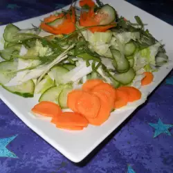 Salata od povrća sa rukolom