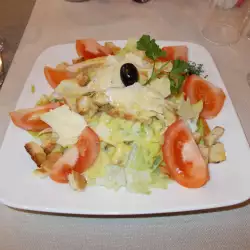 Salata Cezar sa sosom od pomorandže