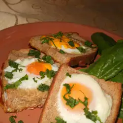 Zdravi pečeni sendviči sa jajima