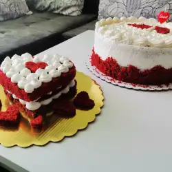 Mini torte srca Crveni somot