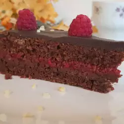 Omiljena čokoladna torta sa malinama