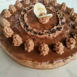 Čokoladna keks torta sa pudingom
