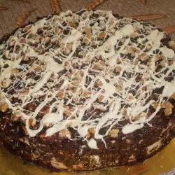 Čokoladna torta sa mrvljenim keksom i orasima