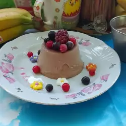 Čokoladna panakota sa voćem
