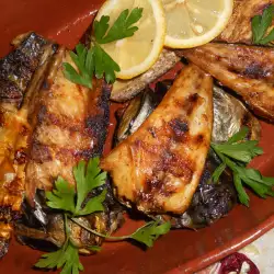 Riba na roštilju sa belim vinom