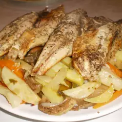 Pečena riba sa krompirom