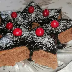 Domaći crni kolač sa kakao glazurom