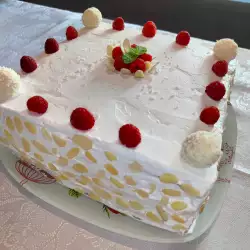 Rođendanska torta sa malinama