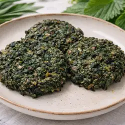 Ćuftice od spanaća sa koprivom i sremušem (divljim belim lukom)