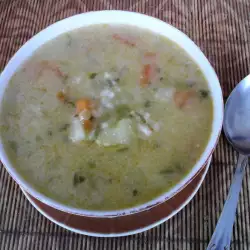 Pileća supa sa pirinčem i peršunom