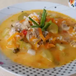 Prolećna supa sa paprikama