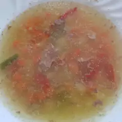 Povrtna supa sa ćurećim batakom