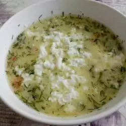 Vegetarijanska supa sa sirom