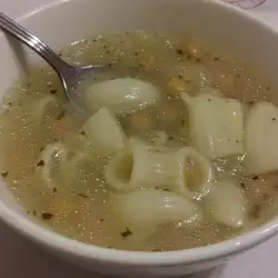Supa sa makaronama, leblebijama i biljkama