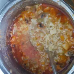 Supa od pečuraka sa peršunom