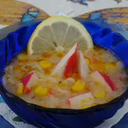 Supa sa štapićima krabe