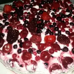 Torta sa kiselom pavlakom i voćem