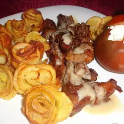 Krompir sa mesom i bujonom od povrća