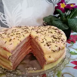 Torta od razvijenih kora sa kremom od pomorandže