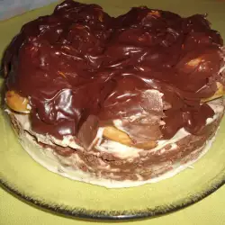 Ekler torta sa belom čokoladom