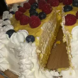 Kremasta torta sa dva fila