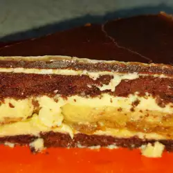 Torta sa krem karamelom i čokoladom