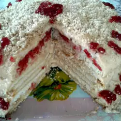 Torta Medovik sa slatkom od malina